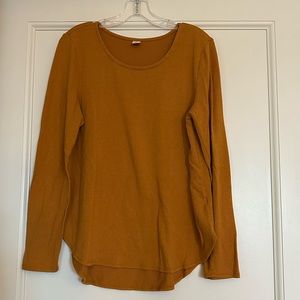 Old Navy gold tunic top - large GUC